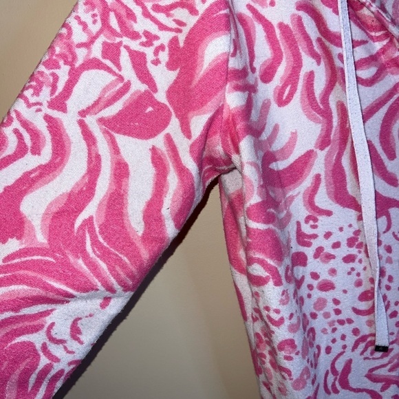 Lilly Pulitzer Pink and White Floral Swim Coverup - Picture 4 of 14